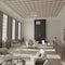 Ekena Millwork 23 38W x 23 38H x 38T Small Lilley Decorative Fretwork Wood Ceiling Panels, Walnut CELW23X23X0375LEYWA - alternate 3